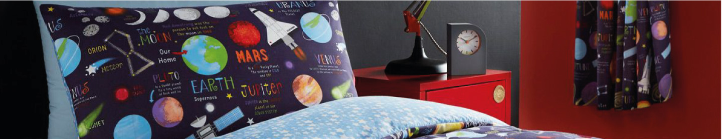 Kids Curtains and Bedding