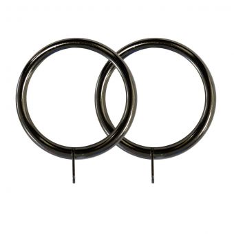 29mm Alexus Black Nickel Style Pole Ring 8pk