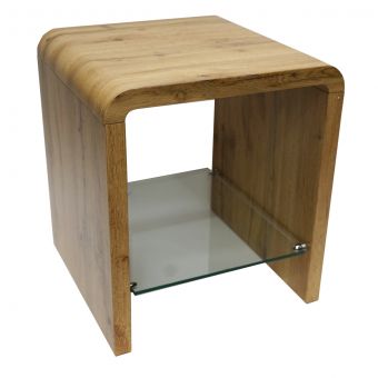 Alonso Oak End Table