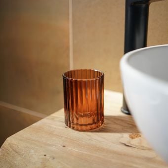 Amber Glass Tumbler