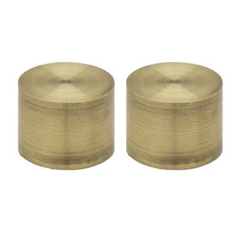 28mm Finial Antique Brass Pair