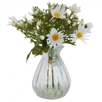 Daisy and Gypsophila Flower Arrangement 