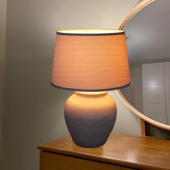 Aylesbury Grey Table Lamp