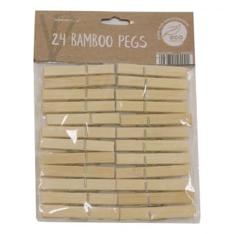 Bamboo Pegs 24pk