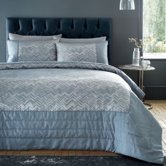Bayonne Blue Bed Spread