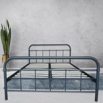 Berlin Dark Grey Bed Frame