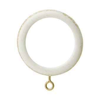 28mm Blenheim White Curtain Rings 8pk