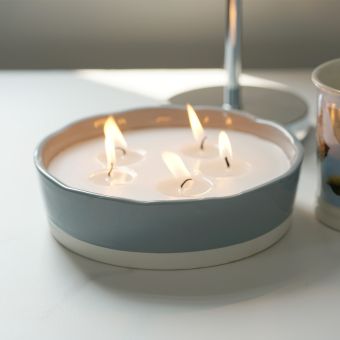 Sea Salt and Sandalwood Multi Wick Scented Candle