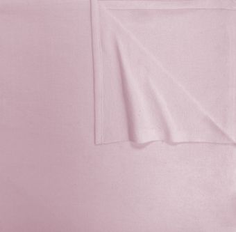 Flannelette Blush Flat Sheet