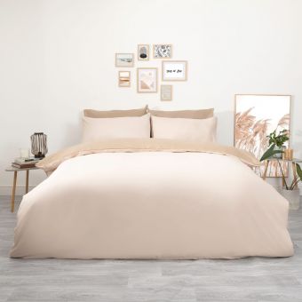 Oxford Mink & Cream Duvet Set