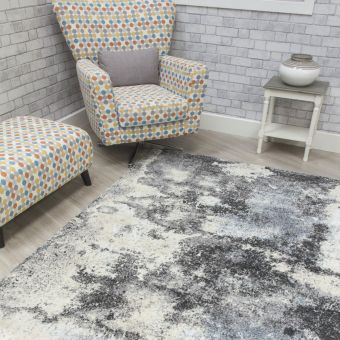 Callisto Storm Grey Rug