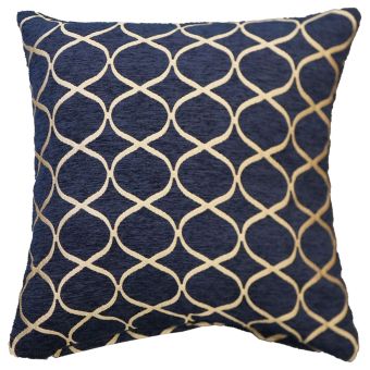 Capri Navy Cushion Cover 