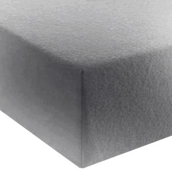 Flannelette Charcoal Fitted Sheet