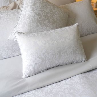 Chatsworth Silver Boudoir Cushion