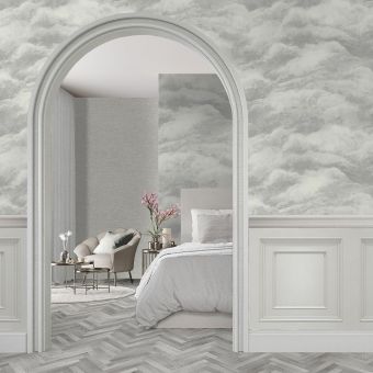 Cloudweave Silver Wallpaper Roll