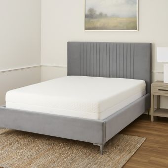 Dallas Velvet Grey Bed Frame