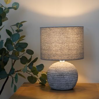 Sefton Grey Table Lamp