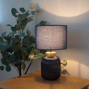 Jarrow Blue Table Lamp