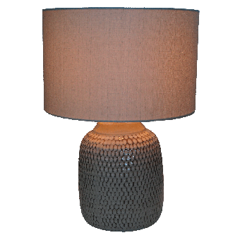 Falmouth Grey Table Lamp