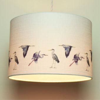 Flying Storks Natural Pendant 