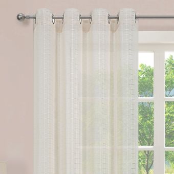 Gina Linen Eyelet Voile Panel