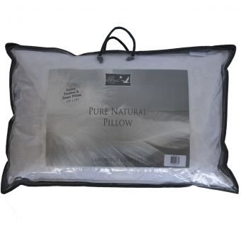 Pure Natural  Goose Feather and Down Pillow 