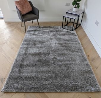 Heavy Deco Silver Rug