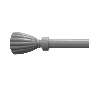 25/28mm Kai Grey Extendable Curtain Pole