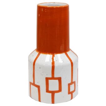 Large Abstract Terracotta Vase