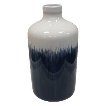 Large Blue Reactive Vase