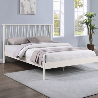 Layla Off White Bed Frame