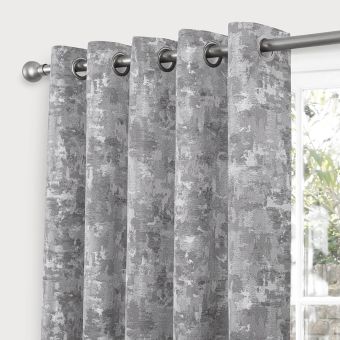 Legacy Taupe Ready Made Eyelet Curtains