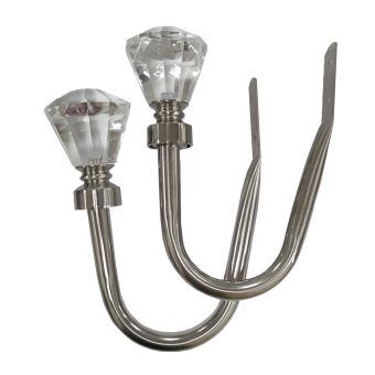28mm Lucerne Stainless Steel Hold Back Pair