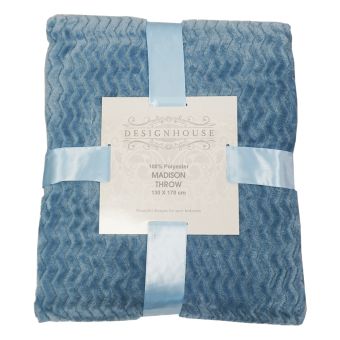Madison Blue Throw 130x170cm