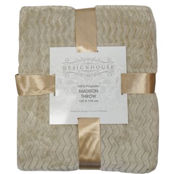 Madison Natural Throw 130x170cm