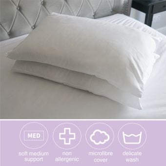 Microfibre Pillow Pair