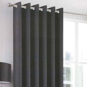 Napoli Eyelet Grey Blackout Eyelet Curtains