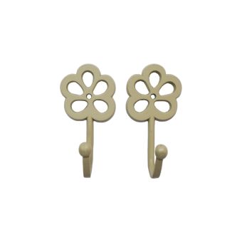 Petal Cream Hook Pair
