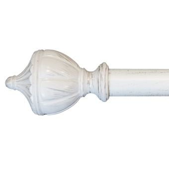 28mm Blenheim White Curtain Pole 