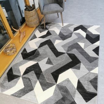 Boston Arrow Grey Rug