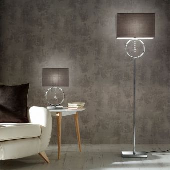 Scarlett Chrome Floor Lamp