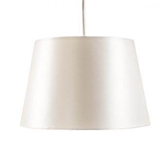 Faux Satin Ivory Shade