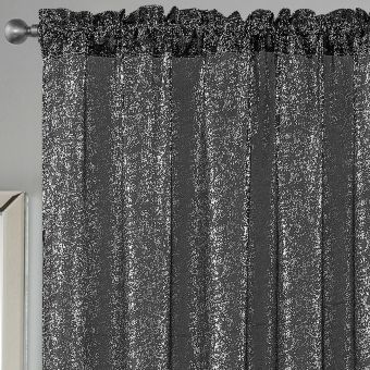 Jupiter Charcoal Voile Panel