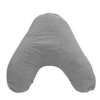 Percale Grey V Shaped Pillowcase
