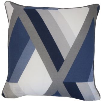 Geometry Navy Cushion Cover