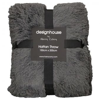 Hatton Charcoal Throw