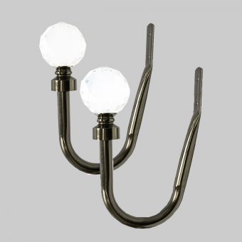 28mm Garda Gun Metal Curtain Pole