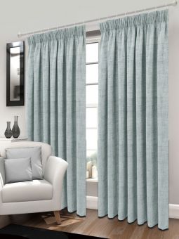 Romney Silver Eyelet Curtains