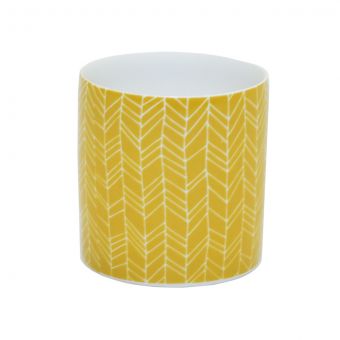 Herringbone Ochre Tea Light