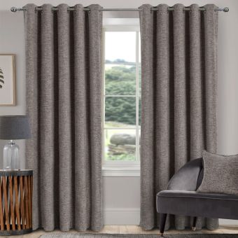 Wexford Natural Ready Made Eyelet Curtains